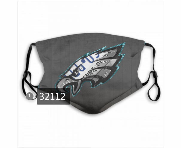 NFL 2020 Philadelphia Eagles #58 Dust mask with filter->nfl dust mask->Sports Accessory